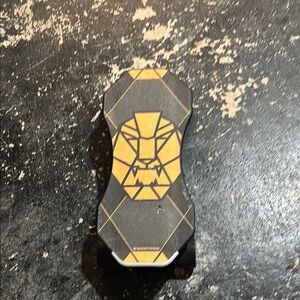 Black and Gold Phone Grip